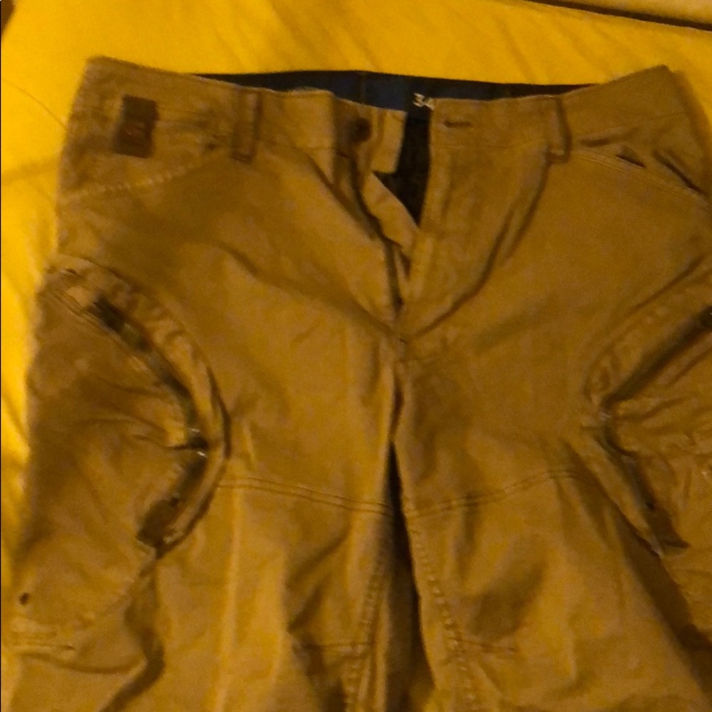 G STAR RAW KHAKI CARGOS